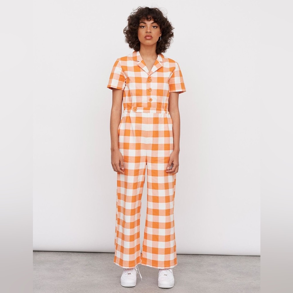 ISO Lazy Oaf Orange Juice Jumpsuit - UK 10